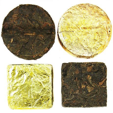 Чай Джин пуэр, квадратные плитки , 100 г - фото 10757