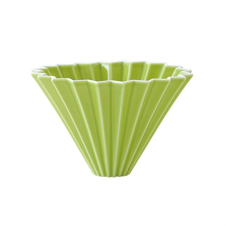 Воронка для кофе ORIGAMI, зеленая, размер M - фото 11952