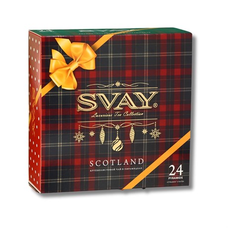 Чай SVAY SCOTLAND, 4 вкуса, 24 пирамидки - фото 14285