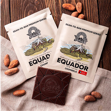 Горький шоколад «MaRussia премиальный», 75% какао Эквадор, 25 г - фото 14389