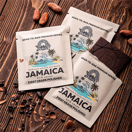 Горький шоколад «MaRussia премиальный», 80% какао Ямайка, 25 г - фото 14395