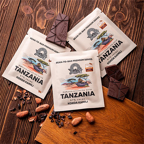 Горький шоколад «MaRussia премиальный», 67% какао Танзания, 25 г - фото 14398
