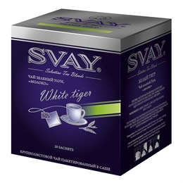 Чай SVAY Белый тигр, улун, саше 20*2г.