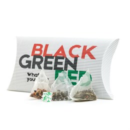 Набор чая BLACK GREEN RED #1, 3х10 пирамидок