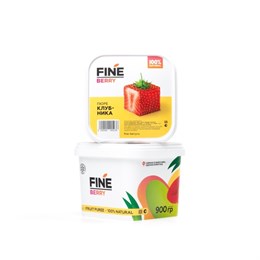 Фруктовое пюре из клубники FINEBERRY, 900 г FIN-06/1