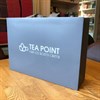 Пакет подарочный TEA POINT 35*25*10 см, серый - фото 14664